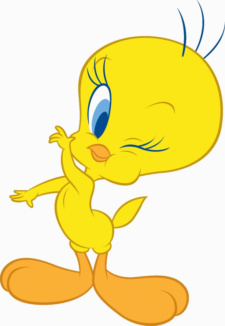 Cartoon Characters Clipart - Tweety Bird , HD Wallpaper & Backgrounds