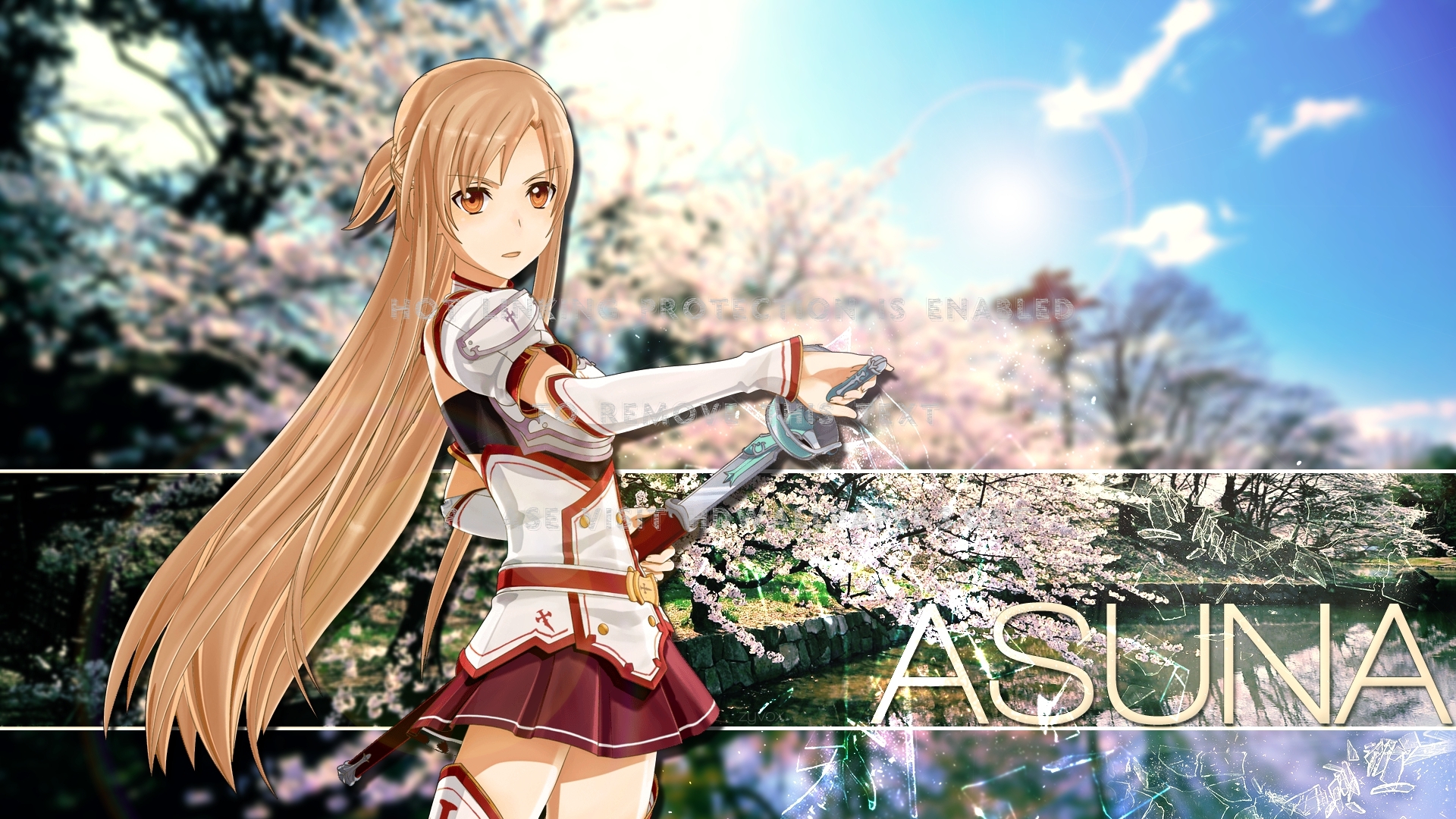 Asuna Wallpaper Girl Sao - Asuna Yuuki Desktop Background , HD Wallpaper & Backgrounds