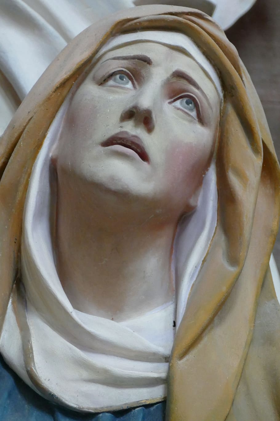 Closeup Photo Of Mother Mary Statue, Madonna, Image, - Maria Sculpture , HD Wallpaper & Backgrounds