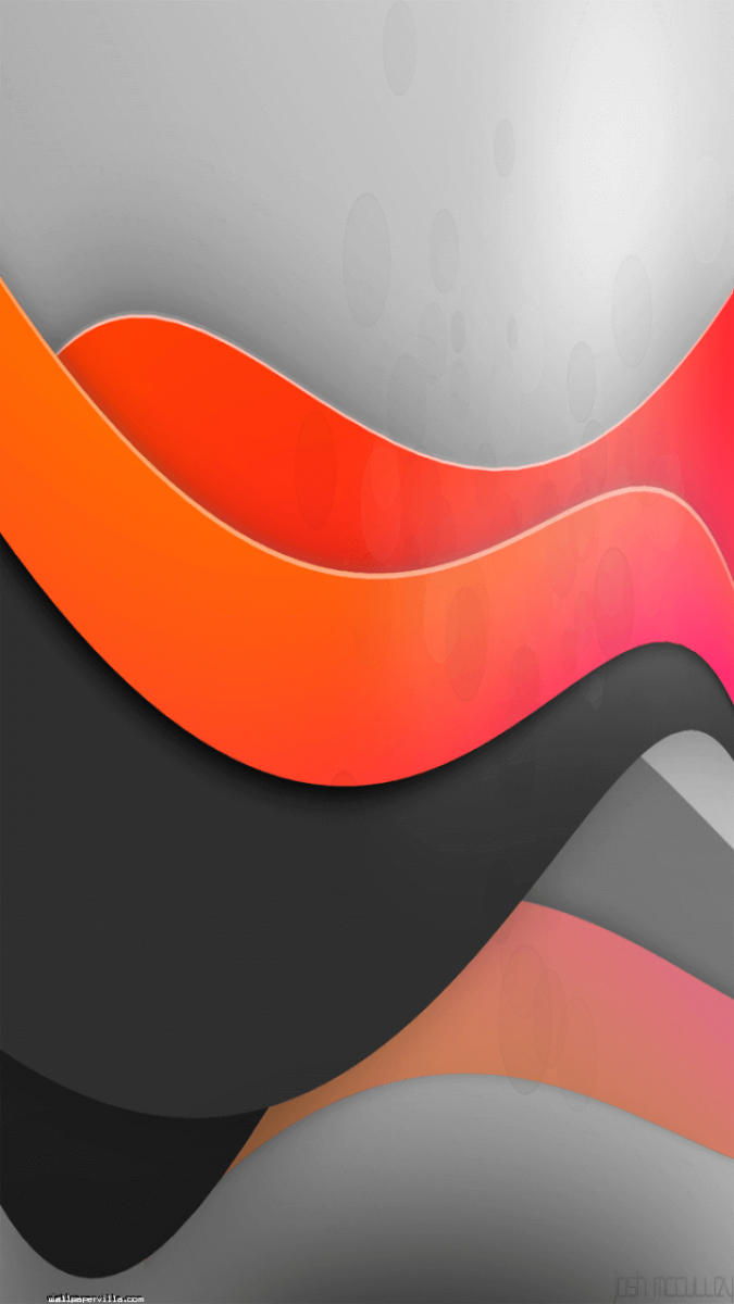 Abstract Wallpaper Note 10 F13 Iphone 11 12 Ios 13 - Orange Black And Grey , HD Wallpaper & Backgrounds