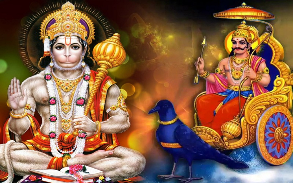 Shani Dev Beautiful Pics - Live Wallpaper God Hanuman , HD Wallpaper & Backgrounds