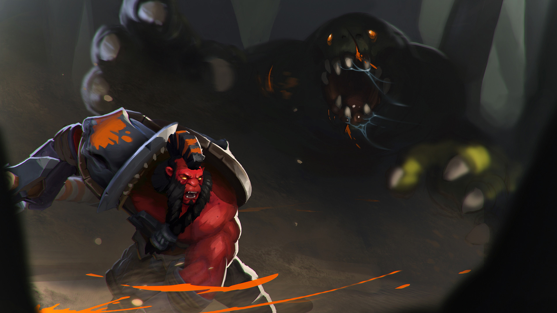 Axe Dota 2 Fight Wallpaper Hd Fight Wallpaper Full - Axe Dota2 , HD Wallpaper & Backgrounds