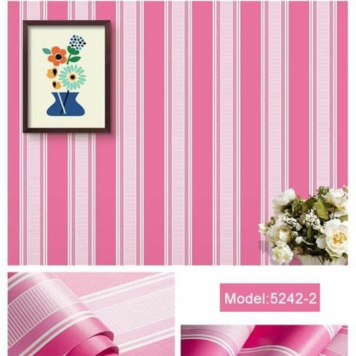 Sticker Dinding Motif Salur Pink , HD Wallpaper & Backgrounds