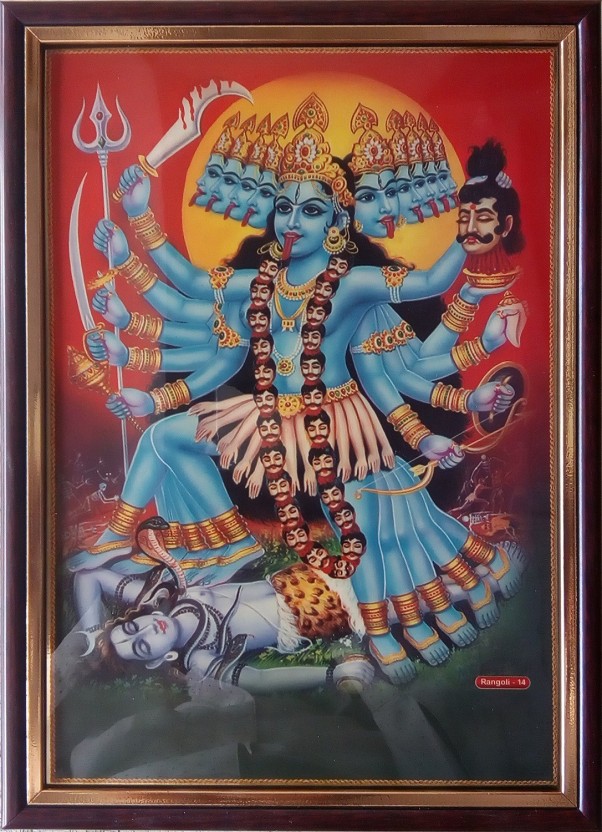 Paintings Maa Kali , HD Wallpaper & Backgrounds