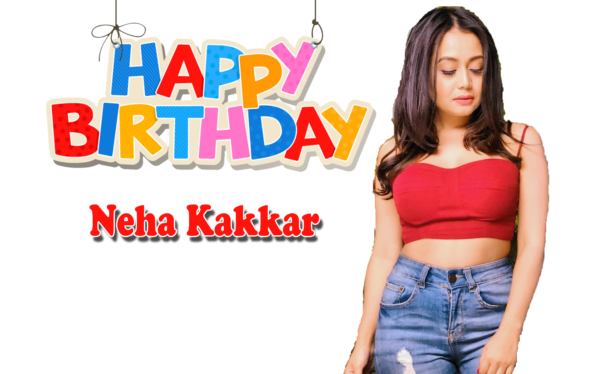 Neha Kakkar Png Background - Birthday , HD Wallpaper & Backgrounds