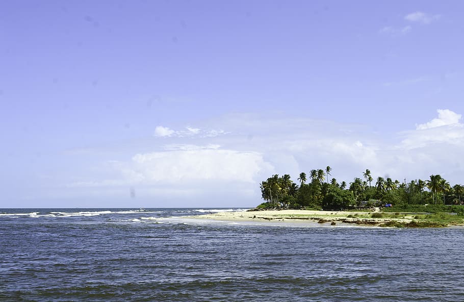India, Kerala, Sea, Beach, Kerela, Island, Water, Sky, - Shoe Shaped Island Langkawi , HD Wallpaper & Backgrounds