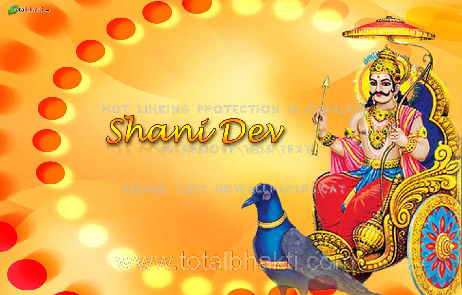 Shani Jayanti Dev Bhakti Aarti Totalbhakti - Shani Dev , HD Wallpaper & Backgrounds