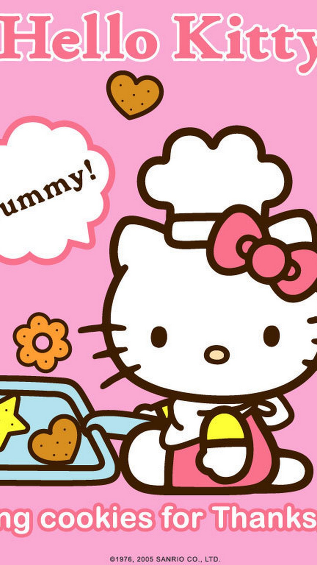 Iphone Wallpaper Hello Kitty Pictures With Image Resolution - Hello Kitty Eating Food , HD Wallpaper & Backgrounds