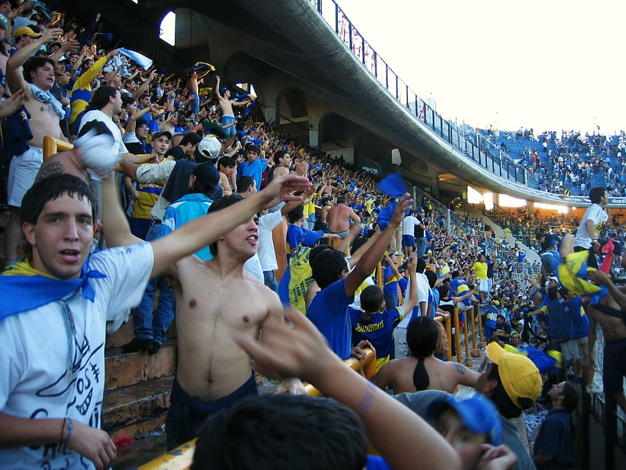 People Gather In Stadium, Boca Juniors, Football, Crowd, - Prebivalstvo Argentine , HD Wallpaper & Backgrounds