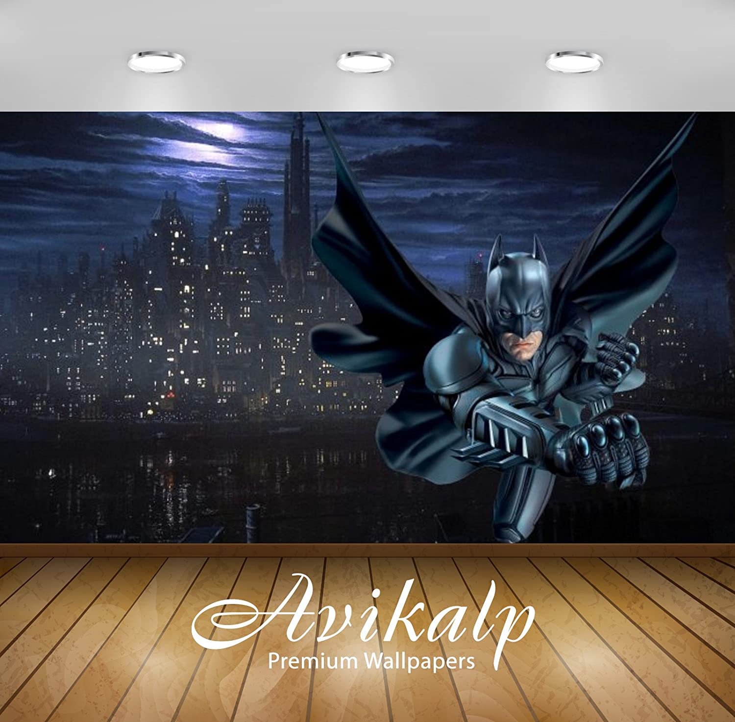 Avikalp Exclusive Awi2414 Batman Gotham City Full Hd - Avikalp 3d Wall Papers , HD Wallpaper & Backgrounds