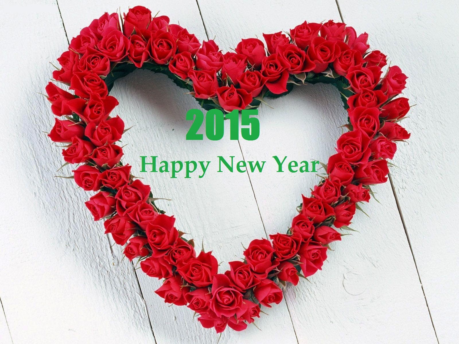 Heart Shape Roses New Year Greetings Latest Wallpaper - Hair Salon Valentine's Day , HD Wallpaper & Backgrounds