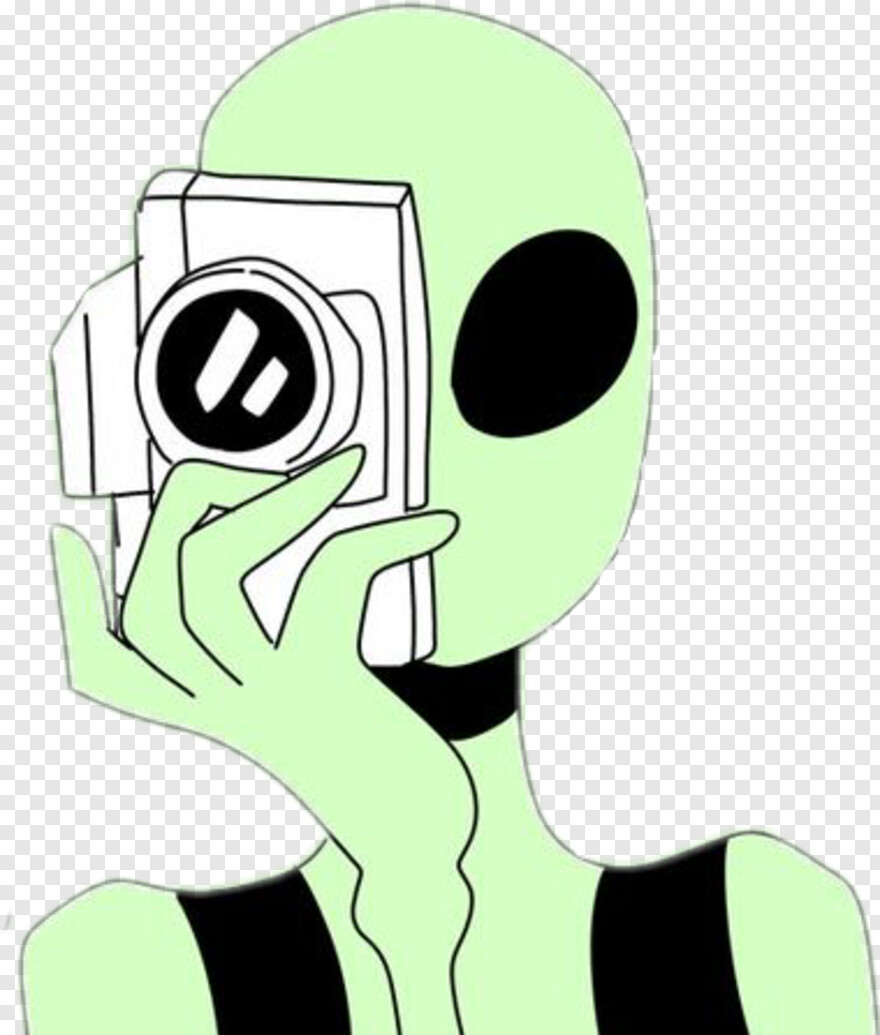 Aesthetic Iphone Wallpaper Alien, Transparent Png - Alien Aesthetic , HD Wallpaper & Backgrounds