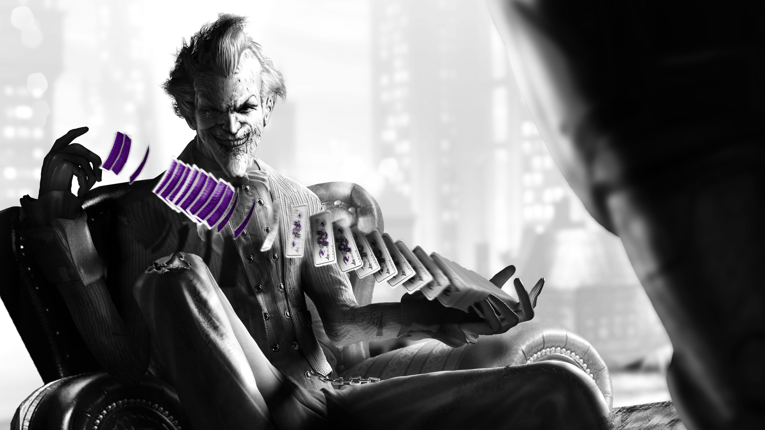 Batman Arkham City Joker Carda , HD Wallpaper & Backgrounds