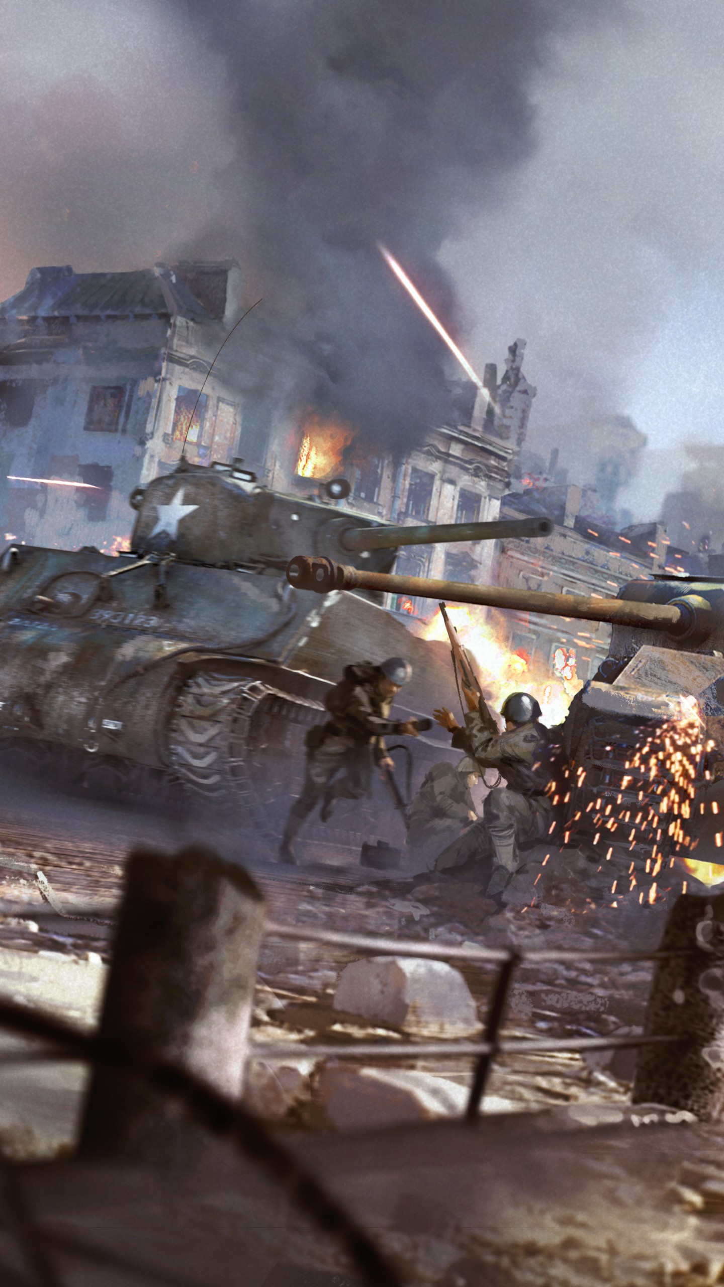 Battle Scene Call Of Duty , HD Wallpaper & Backgrounds