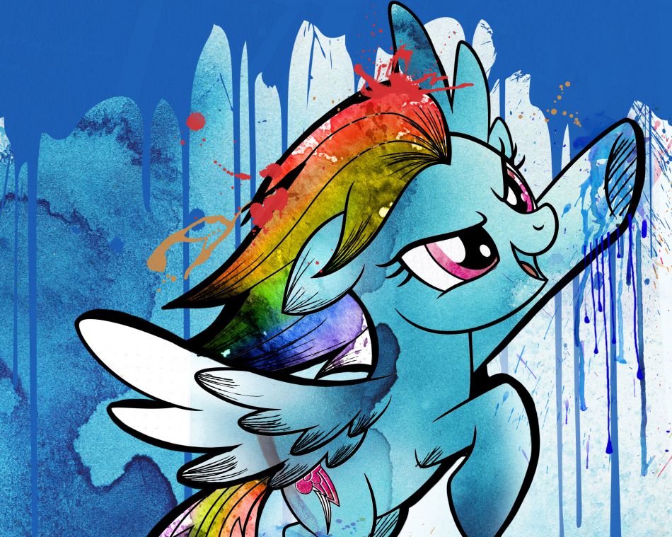 My Little Poney Rainbow Dash - My Little Pony Wallpaper 4k , HD Wallpaper & Backgrounds