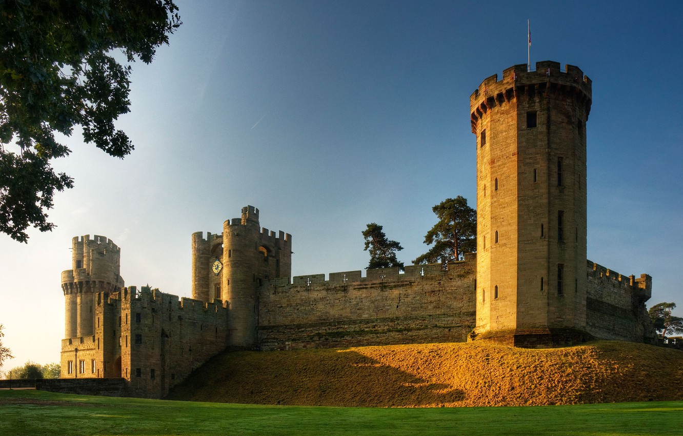 Photo Wallpaper England, Warwickshire, Warwick Castle - Warwick Castle , HD Wallpaper & Backgrounds