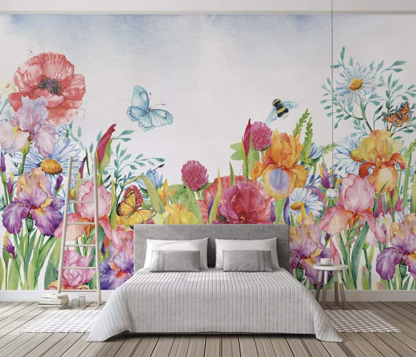 Floral Mural , HD Wallpaper & Backgrounds