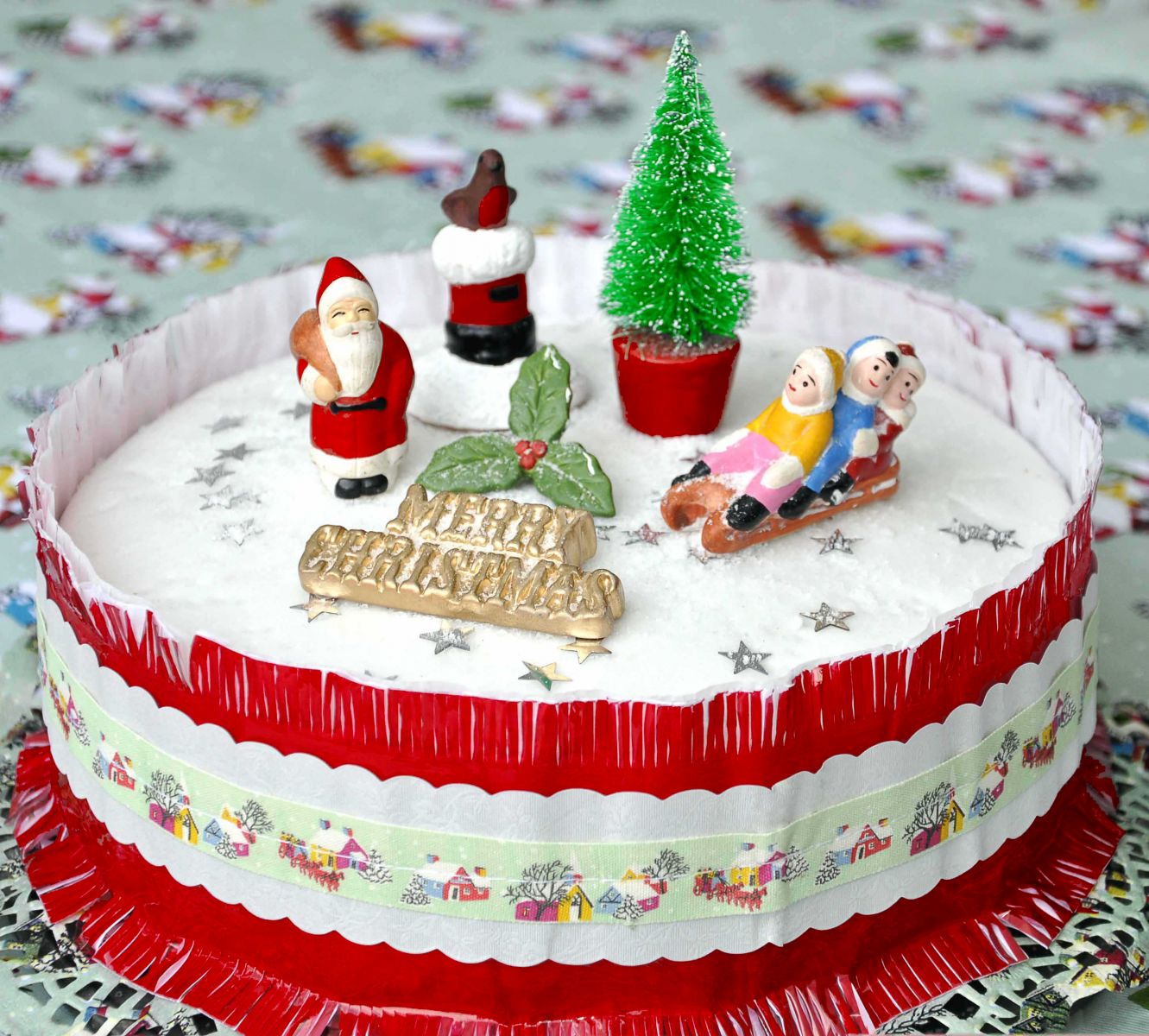 Christmas Cake Wallpaper Wallpaper - Old Fashioned Christmas Cake , HD Wallpaper & Backgrounds