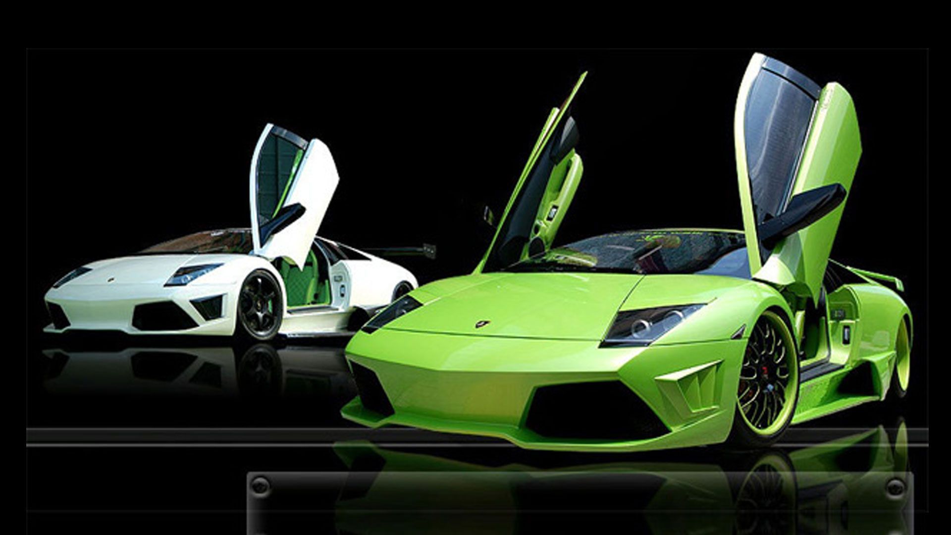 Free Awesome Lambo Images On Your Ipad - Green And White Lamborghini , HD Wallpaper & Backgrounds