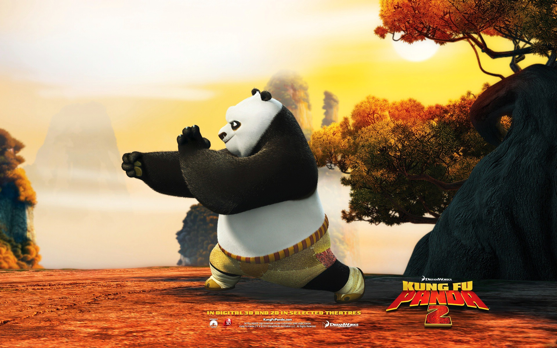 Po Wallpaper Hd - Kung Fu Panda 2 - Group , HD Wallpaper & Backgrounds