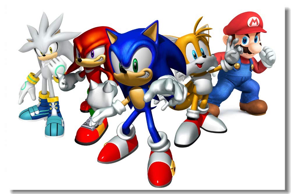 Generic Custom Canvas Wall Murals Sonic The Hedgehog - Sonic The Hedgehog , HD Wallpaper & Backgrounds