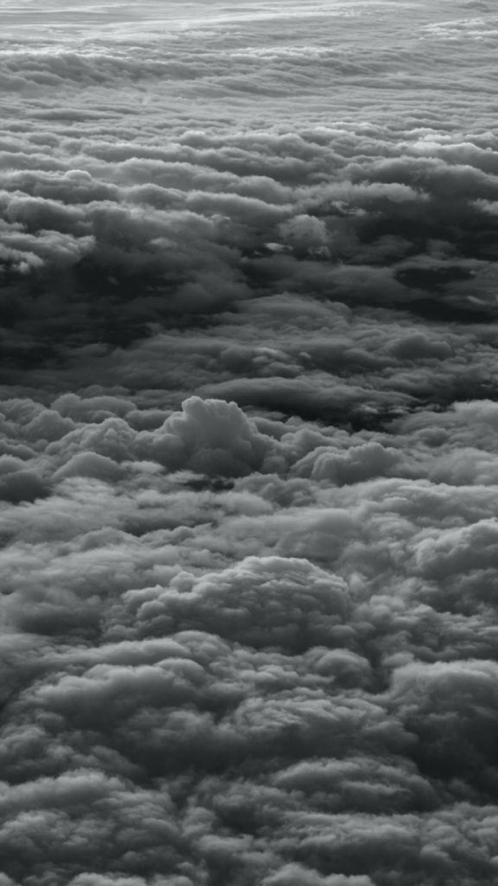 Cloud, Sky, And Wallpaper Image - Black And White Clouds Wallpaper Iphone , HD Wallpaper & Backgrounds