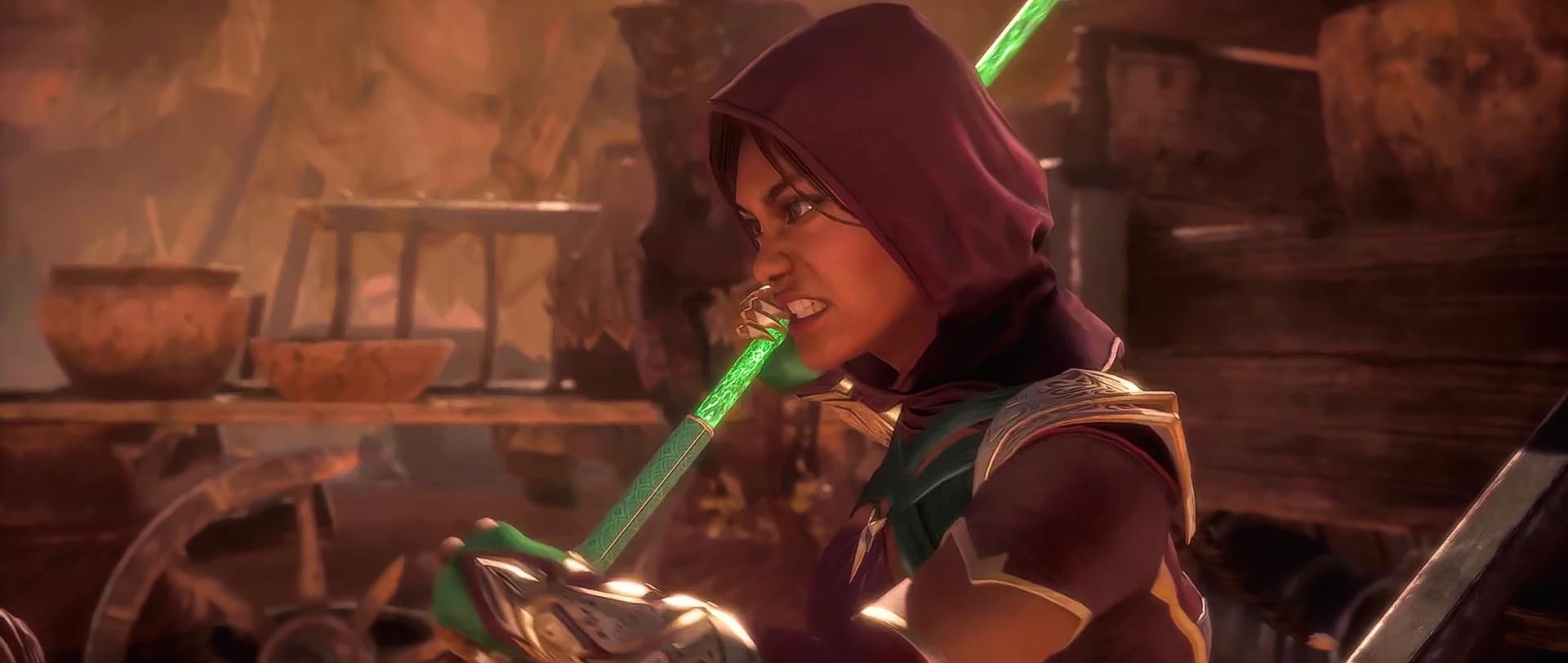 Mortal Kombat 11 Wallpaper Jade - Mk Ninjas Fatality Cartoon , HD Wallpaper & Backgrounds