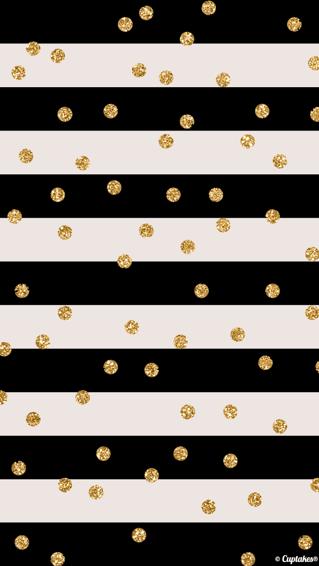 Basic Stripes With Some Fun Glitter Dots Wallpaper - Stripe Kate Spade Background , HD Wallpaper & Backgrounds