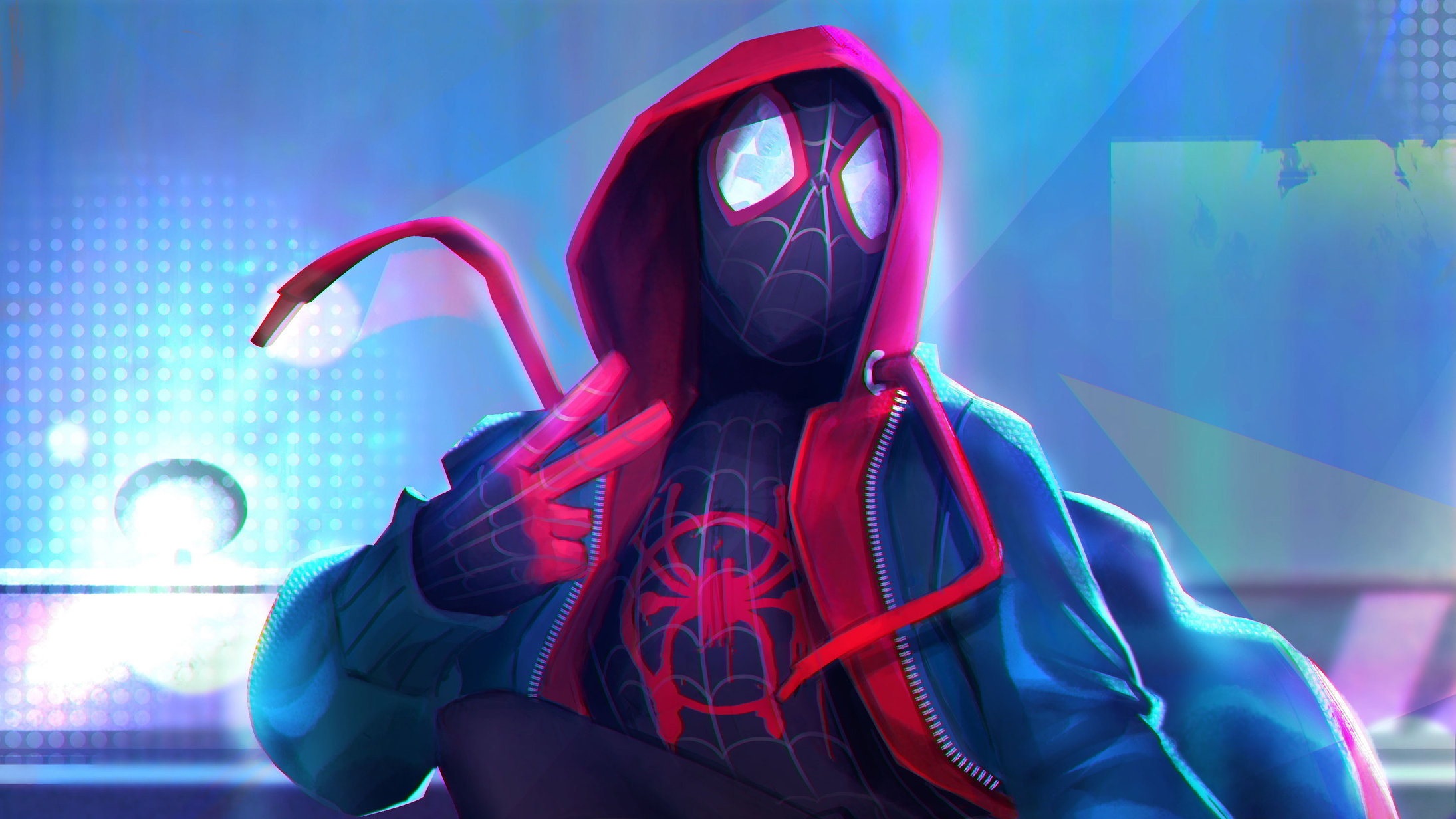 Spider Man Into The Spider Verse 4k , HD Wallpaper & Backgrounds