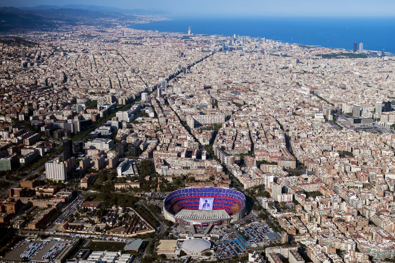Camp Nou Barcelona View , HD Wallpaper & Backgrounds