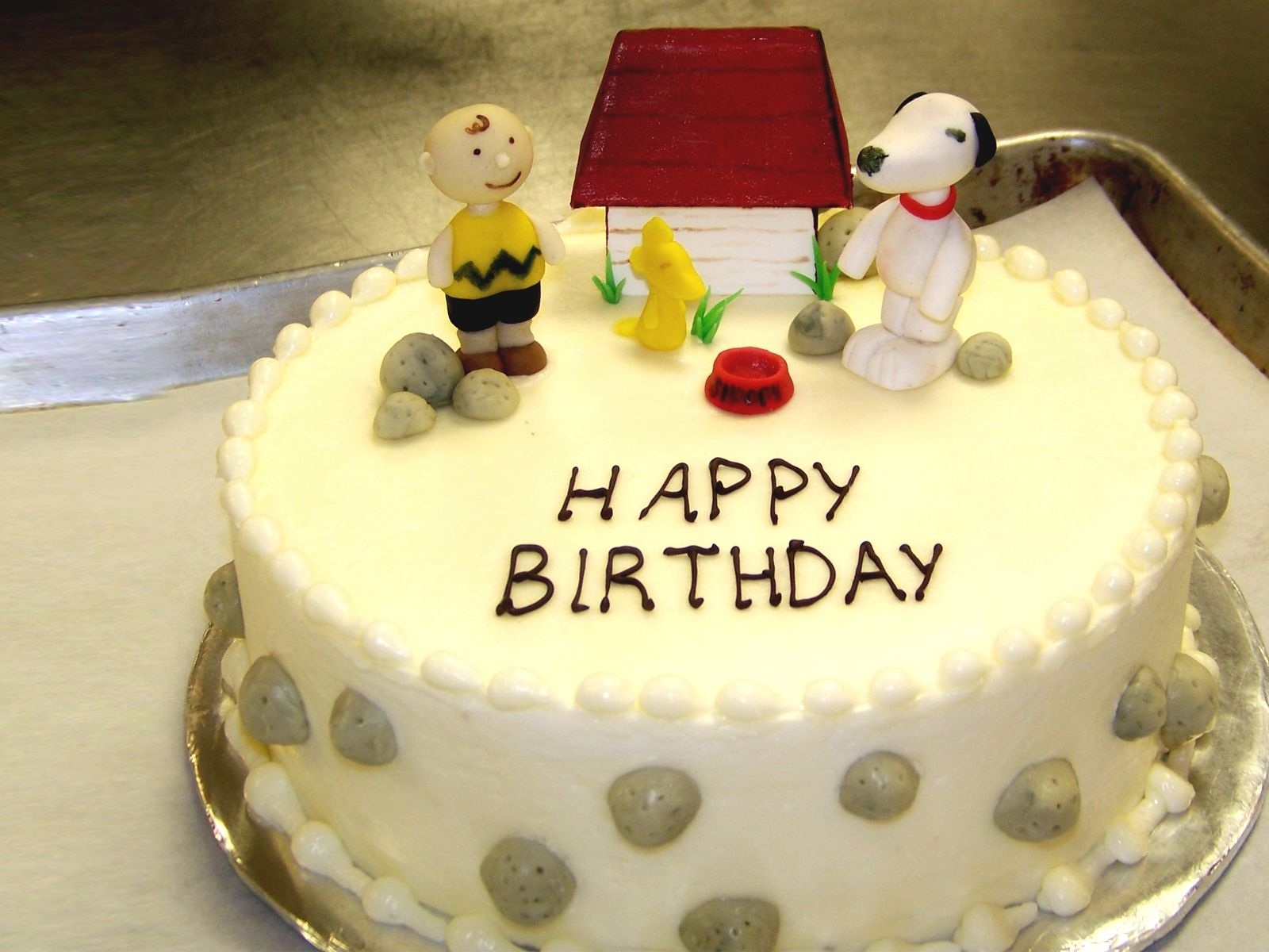 Snoopy Birthday Cake , HD Wallpaper & Backgrounds