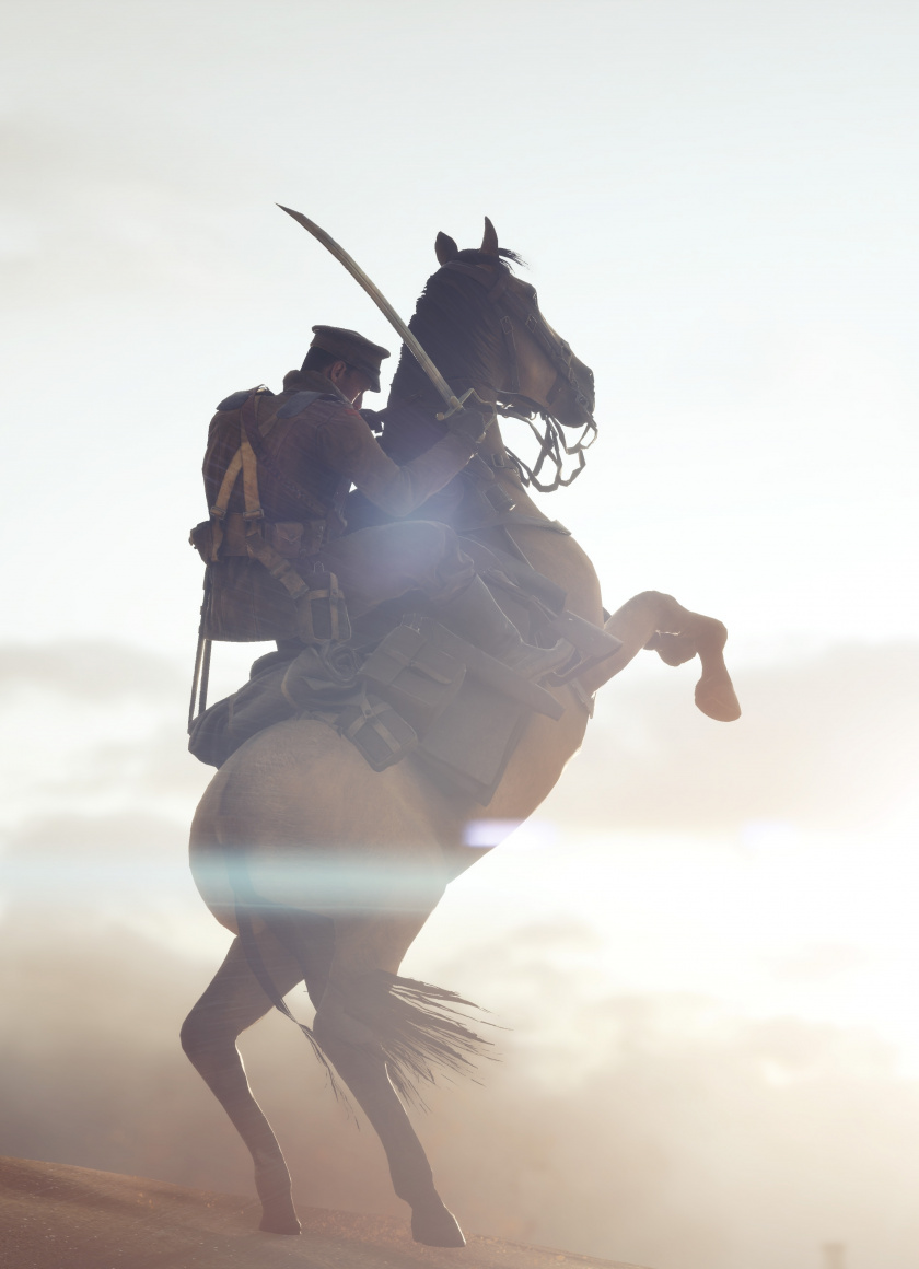 Battlefield 1, Horse Ride, Soldier, 5k, Wallpaper - Man With Horse Hd , HD Wallpaper & Backgrounds