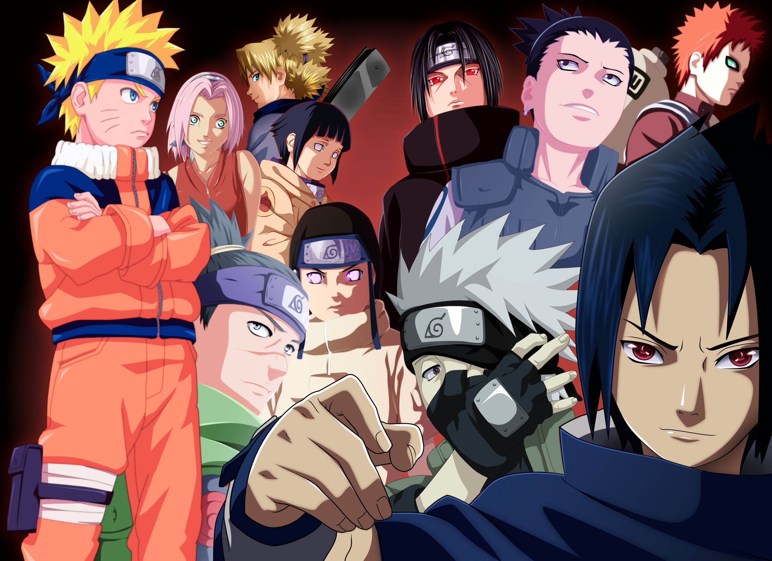 Shikamaru Nara Wallpaper Free Hd Widescreen - Kakashi Naruto Sasuke Itachi Neji , HD Wallpaper & Backgrounds