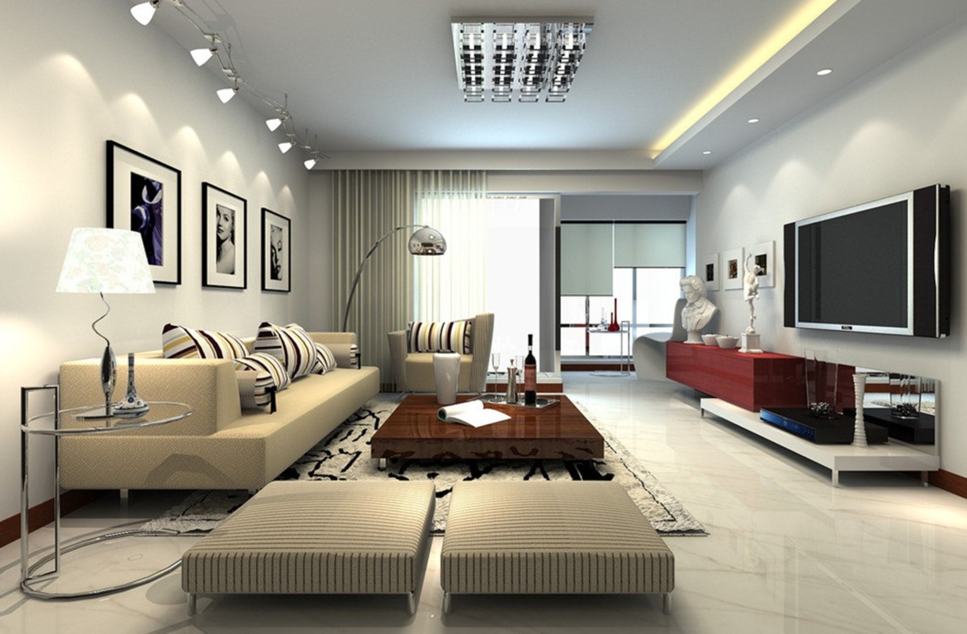Modern Style Interior Design For Living Room , HD Wallpaper & Backgrounds