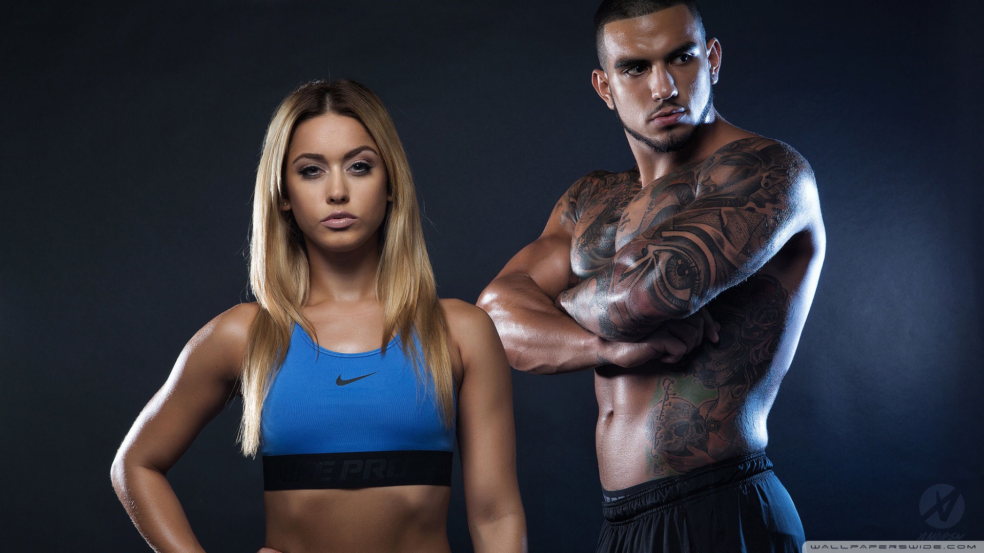 Fitness Man And Woman , HD Wallpaper & Backgrounds