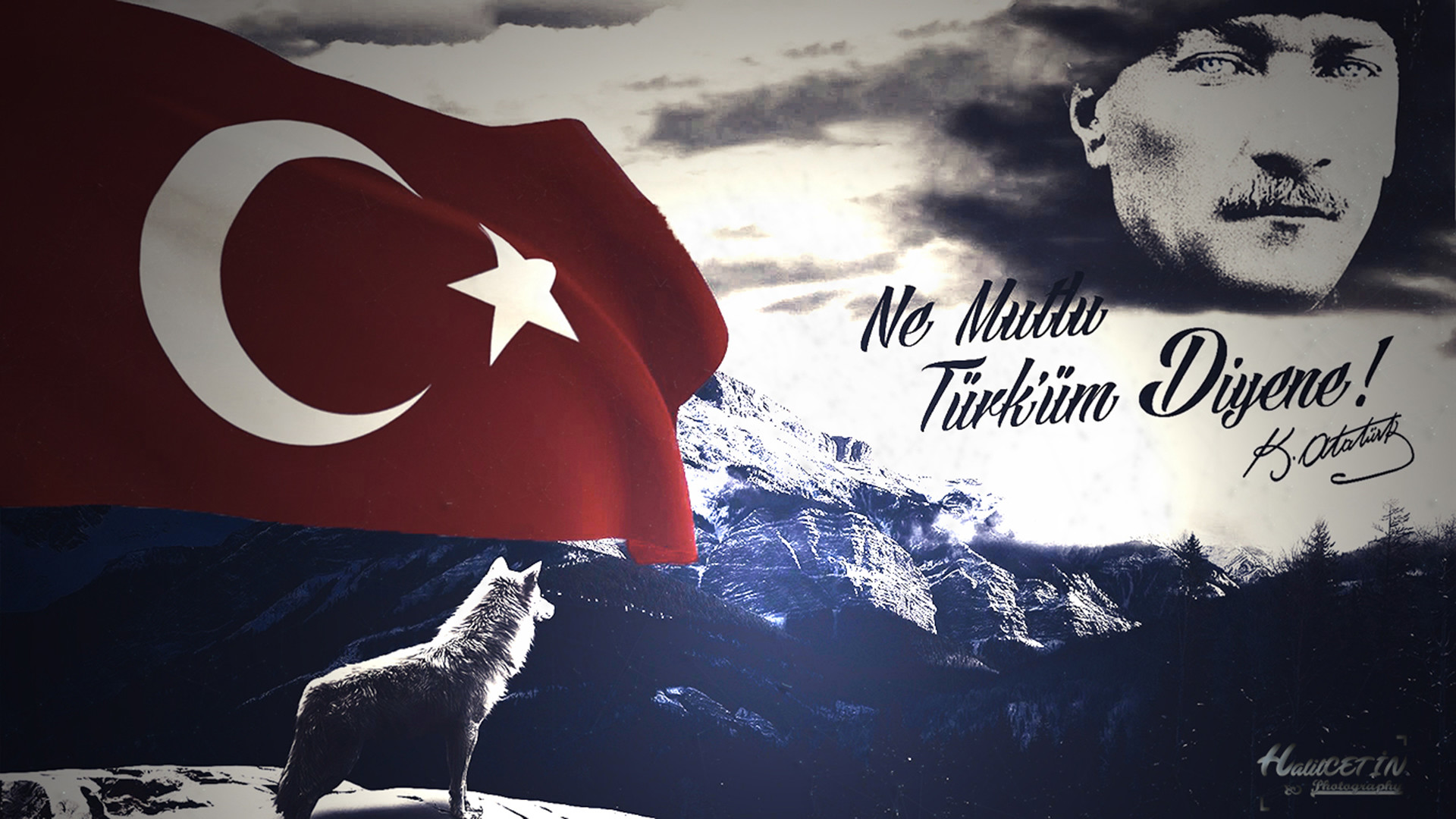 Atatürk Ve Türk Bayrağı Duvar Kağıdı , HD Wallpaper & Backgrounds