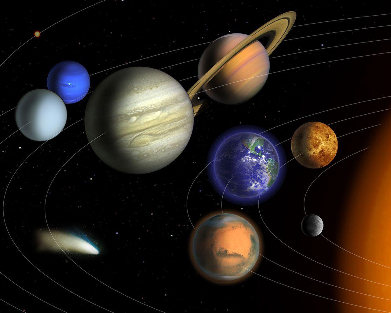 Cool Solar System Wallpapers - Solar System Wallpaper Desktop , HD Wallpaper & Backgrounds