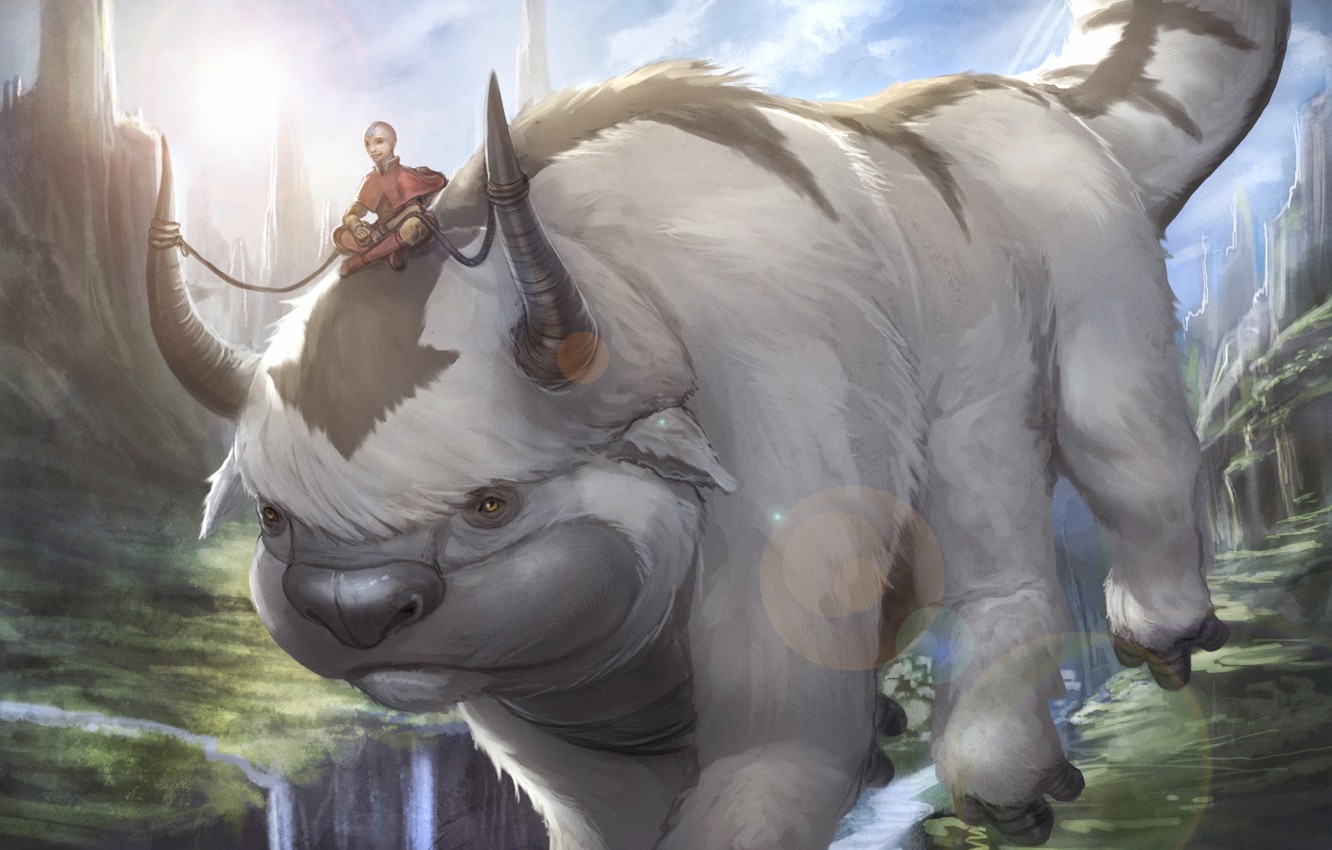 Photo Wallpaper Avatar - Avatar The Last Airbender Wallpaper Appa , HD Wallpaper & Backgrounds