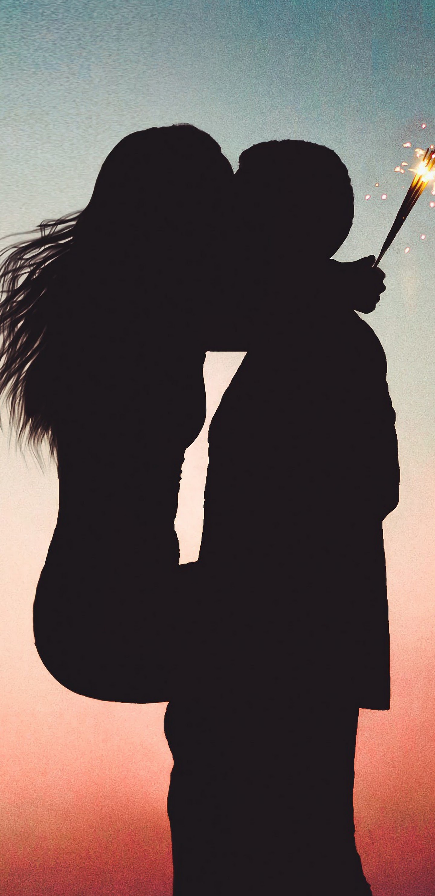 Couple, Silhouette, Sweet, Kiss, 4k, - Secret Love Quotes , HD Wallpaper & Backgrounds