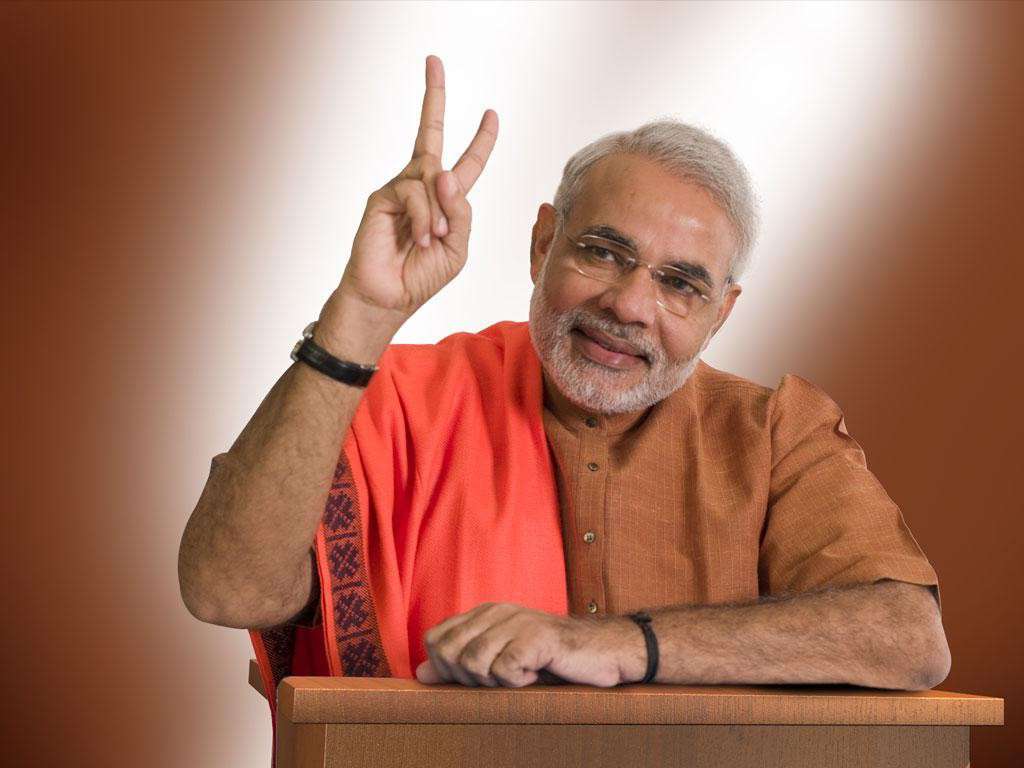 Download Narendra Modi Victory Hd Wallpapers - Modi Hd Images 2019 , HD Wallpaper & Backgrounds