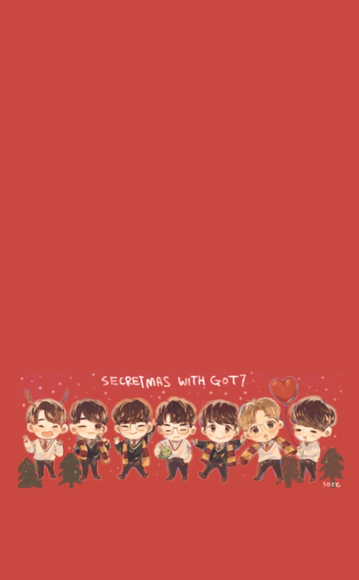 Secretmas W Got7 2016 
cr To - Illustration , HD Wallpaper & Backgrounds