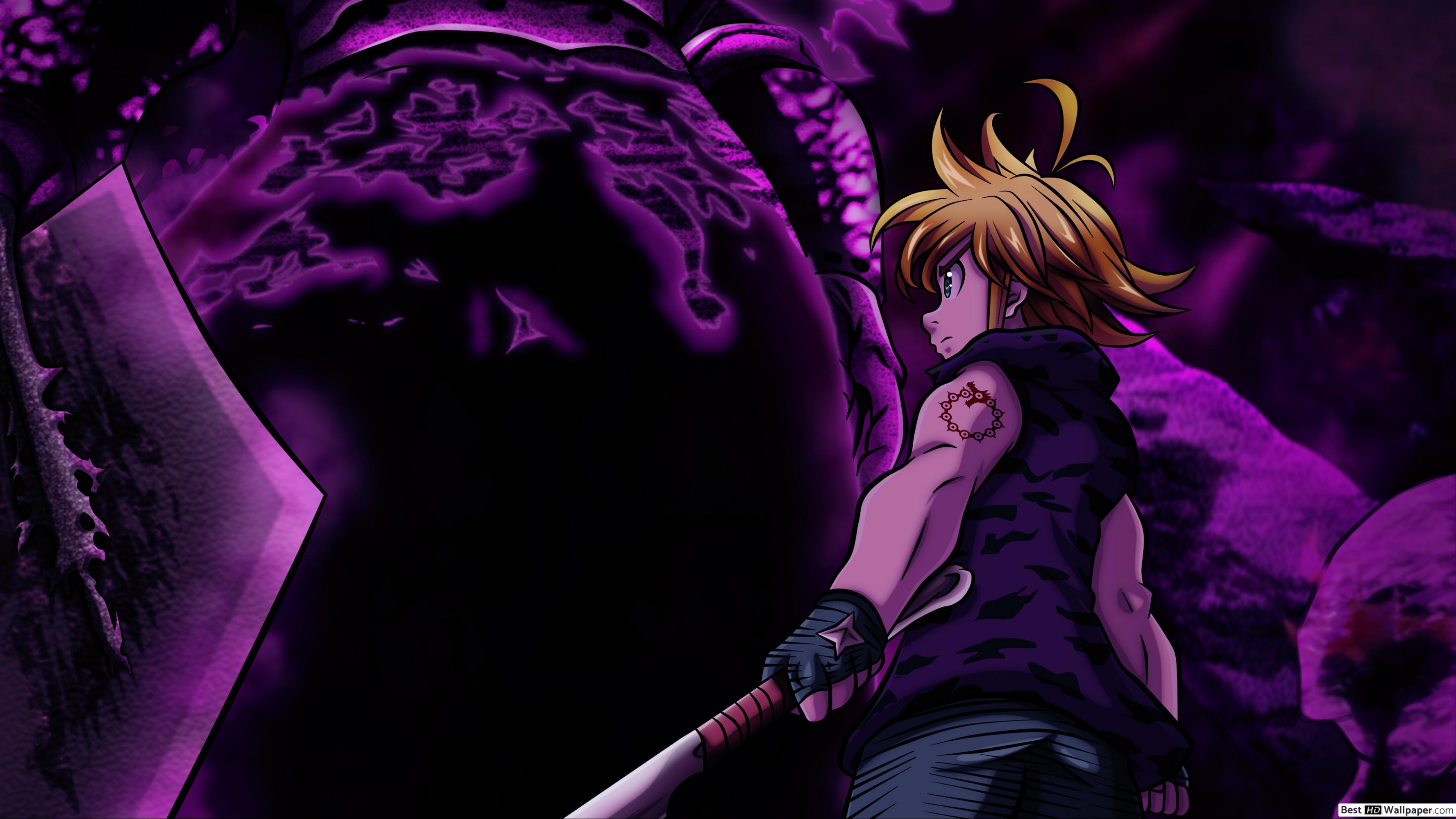 Meliodas Demon King Form , HD Wallpaper & Backgrounds