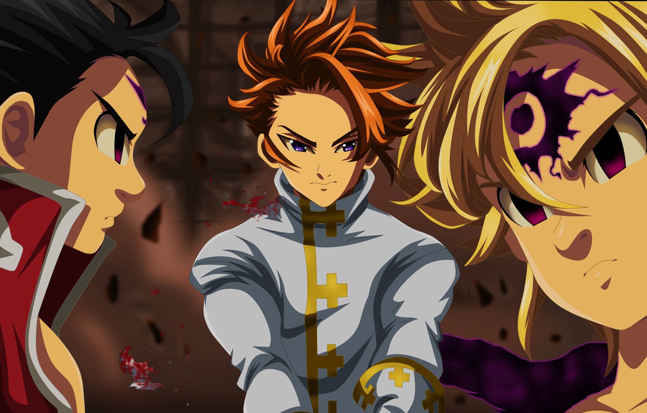 Photo Wallpaper Arthur, Meliodas, Nanatsu No Taizai, - Excalibur King Arthur Seven Deadly Sins , HD Wallpaper & Backgrounds