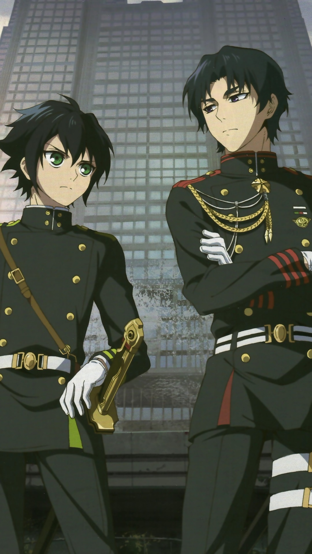 Owari No Seraph Yuichiro Hyakuya Guren Ichinose - Anime Owari No Seraph Guren , HD Wallpaper & Backgrounds