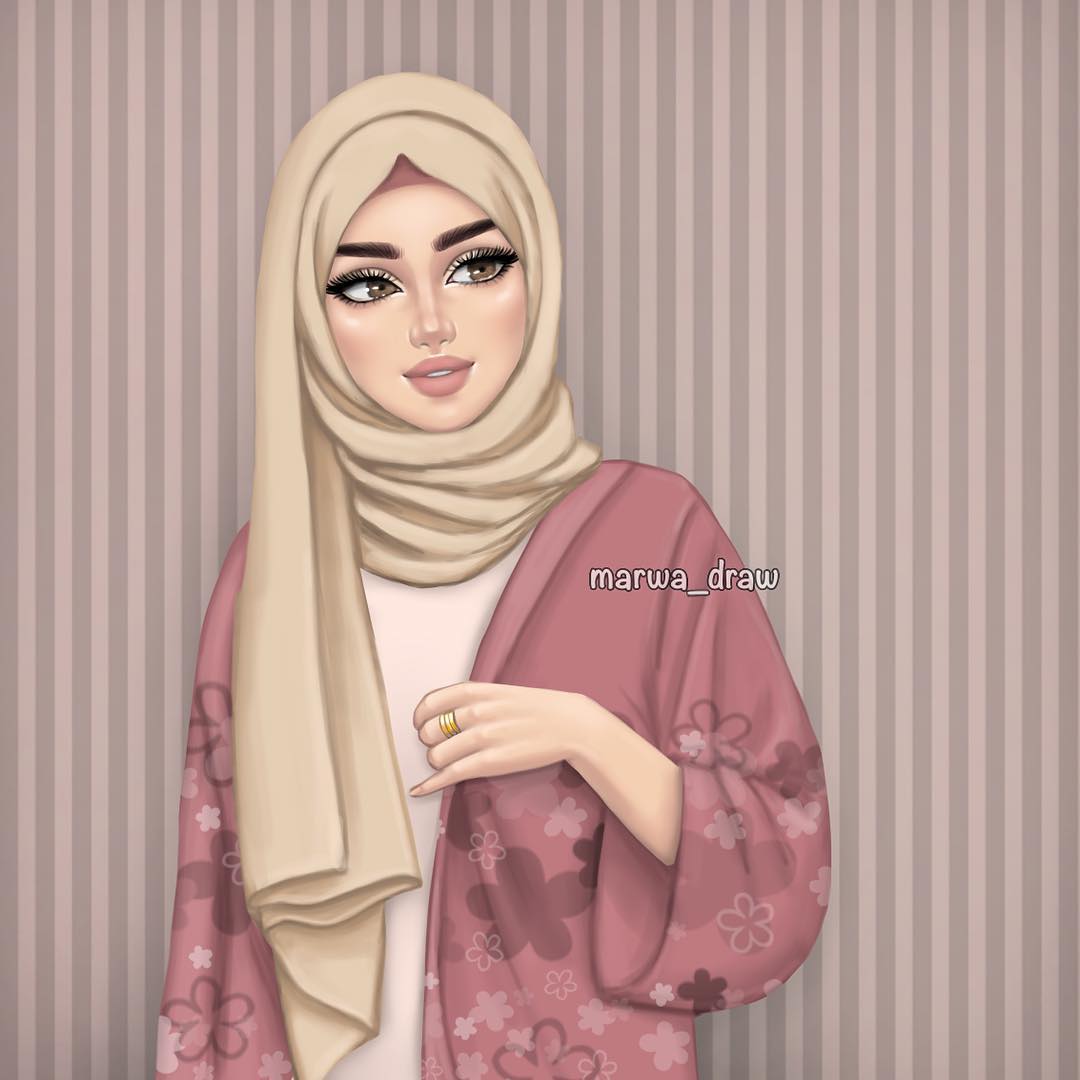 hijab art  wallpaper
