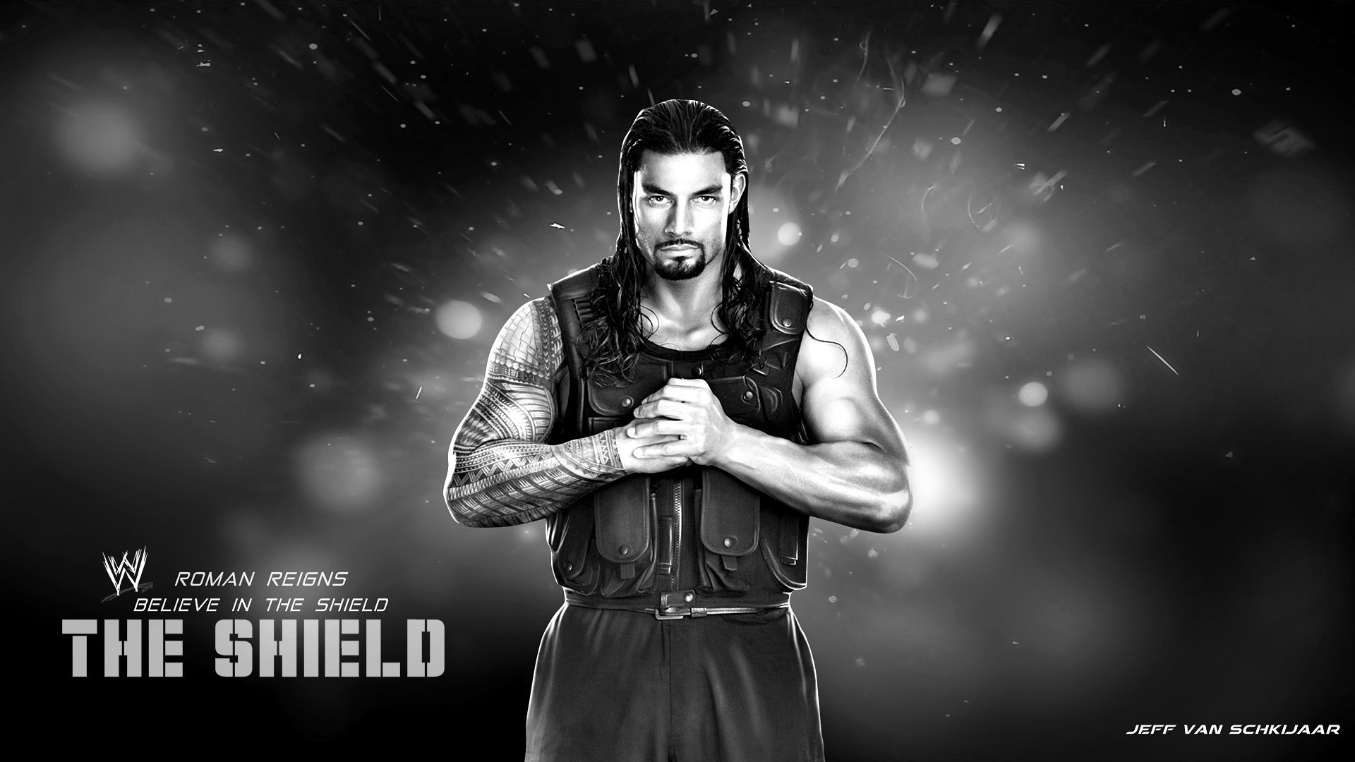 Awesome Wwe Free Wallpaper Id - Roman Reigns Photos In Hd , HD Wallpaper & Backgrounds