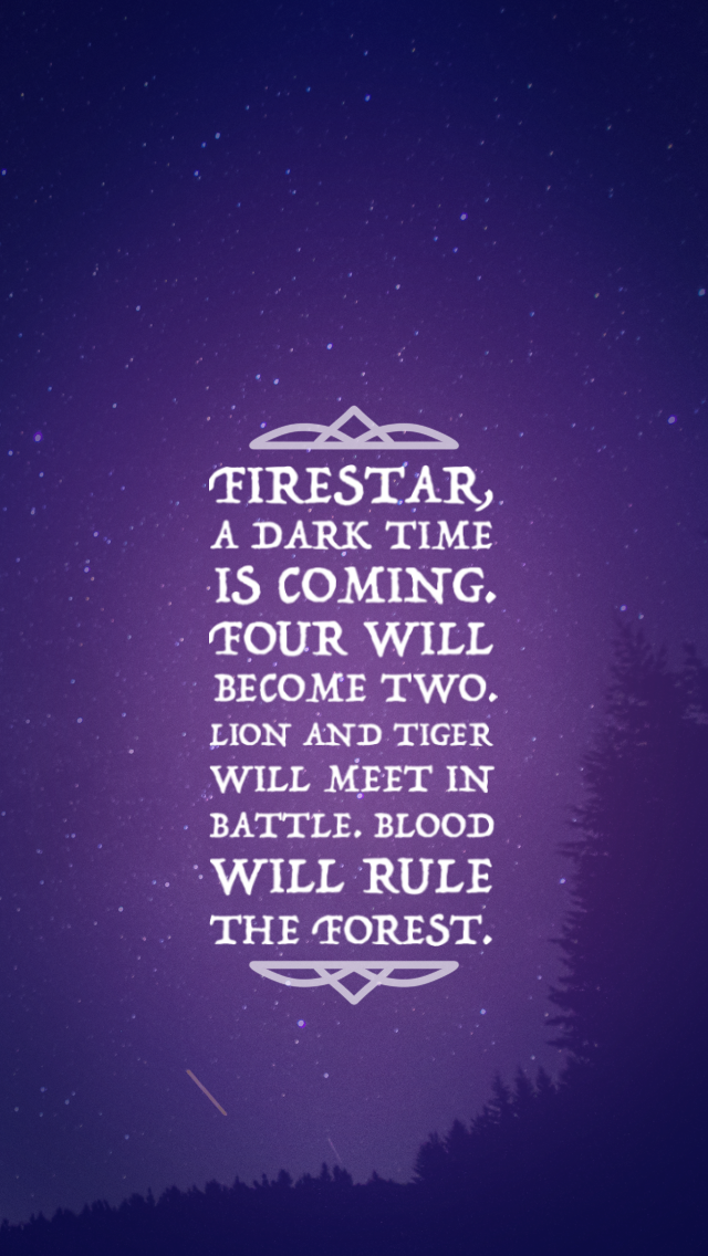 Warrior Cats Symbol And Quote Lockscreens, By Request - Poster , HD Wallpaper & Backgrounds
