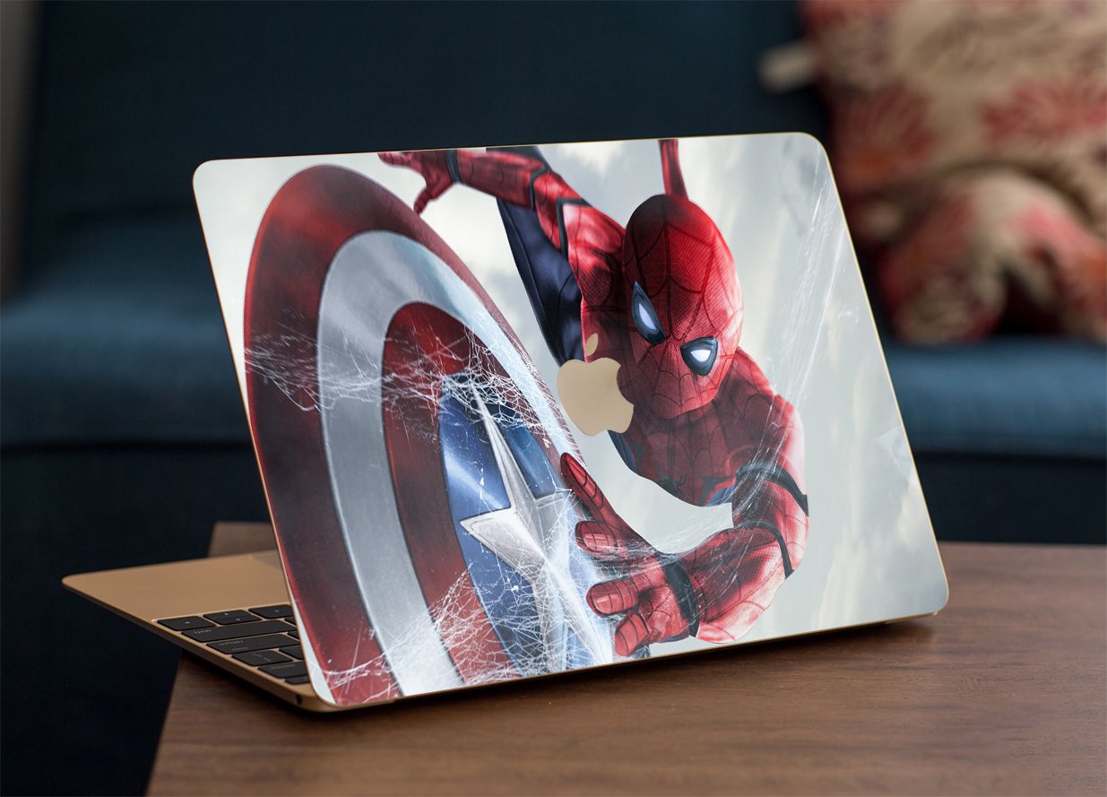 Gadgets Wrap Skin For Apple Macbook Air 13 Inch Printed - Dbrand Black Leather Macbook , HD Wallpaper & Backgrounds