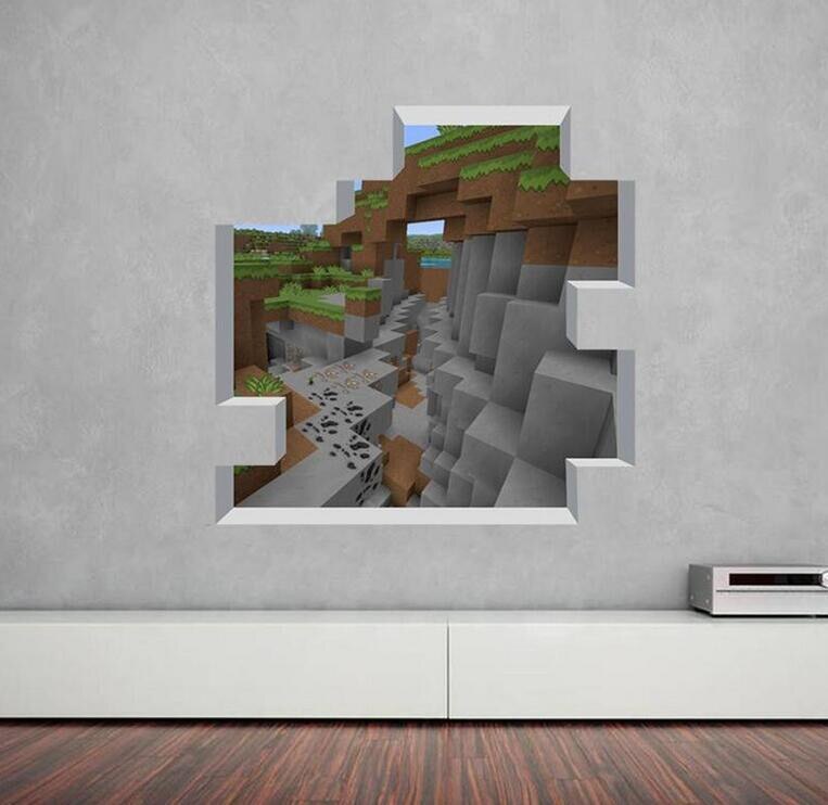Mural Minecraft , HD Wallpaper & Backgrounds