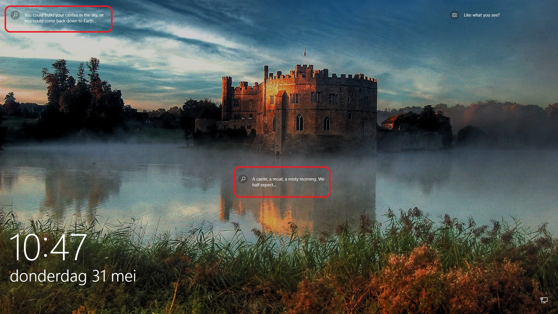 Windows 10 Lock Screen Images Castle , HD Wallpaper & Backgrounds